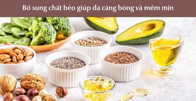 Da khô nên bổ sung chất béo