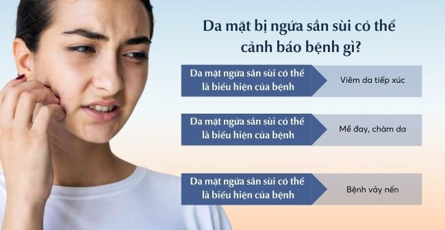 Da mặt bị ngứa sần sùi có thể cảnh báo bệnh gì?