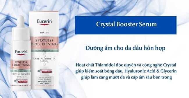 Crystal Booster Serum dưỡng ẩm cho da dầu hỗn hợp