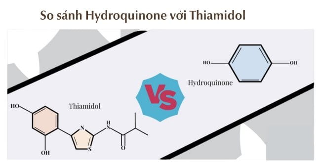 So sánh Hydroquinone và Thiamidol