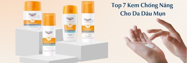 kem chống nắng cho da dầu mụn