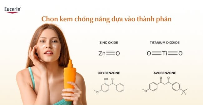 Thành phần trong kem chống nắng