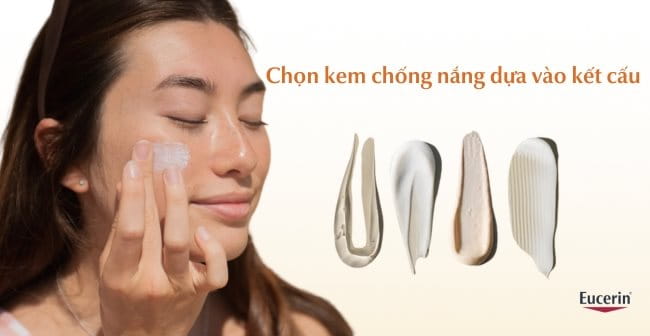 Kết cấu của kem chống nắng