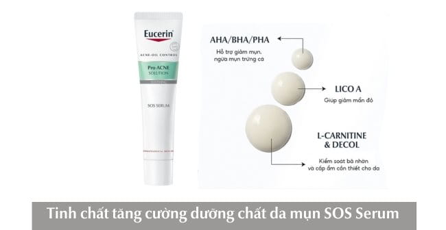 Tinh chất tăng cường dưỡng chất da mụn SOS Serum