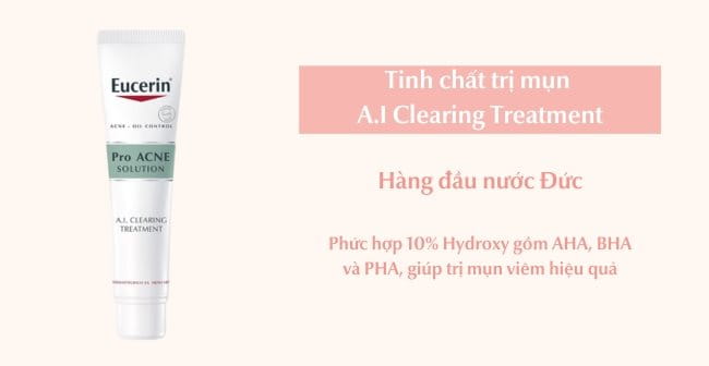 Tinh chất trị mụn viêm Eucerin A.I Clearing Treatment