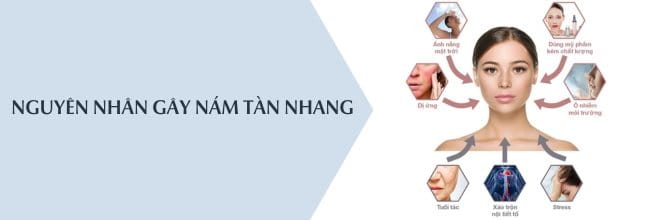 nguyên nhân gây nám tàn nhang