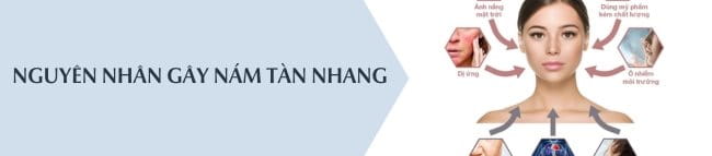 nguyên nhân gây nám tàn nhang