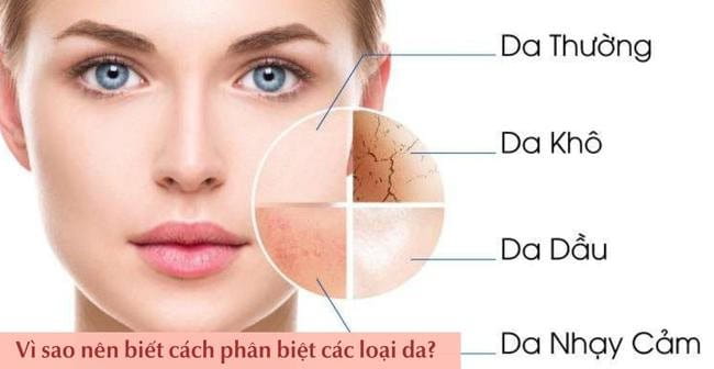 Cách nhận biết loại da và cách phân biệt