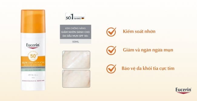 Kem chống nắng cho da dầu mụn Sun Dry Touch