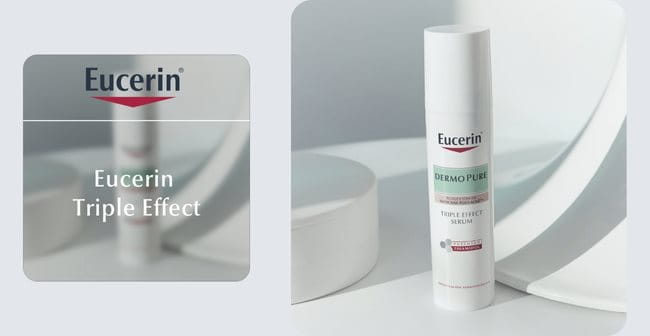 Tinh chất trị mụn mờ thâm Eucerin Triple Effect Serum