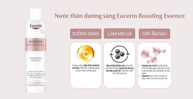 Nước thần dưỡng sáng Eucerin Boosting Essence