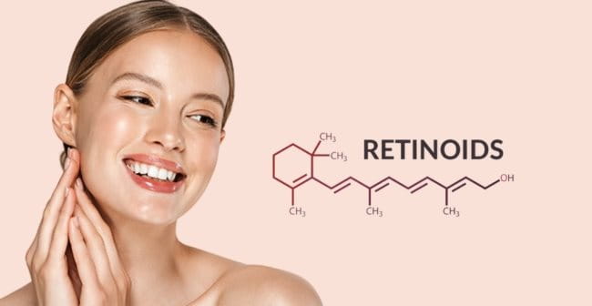 Serum dưỡng trắng da mặt chứa Retinoids