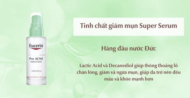 Tinh hóa học tách nhọt Eucerin Super Serum