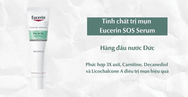 Tinh chất trị mụn Eucerin Pro-Acne SOS Serum