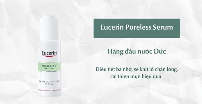 Serum trị mụn cho da dầu Poreless Serum