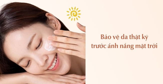 Bảo vệ da thật kỹ trước ánh nắng mặt trời