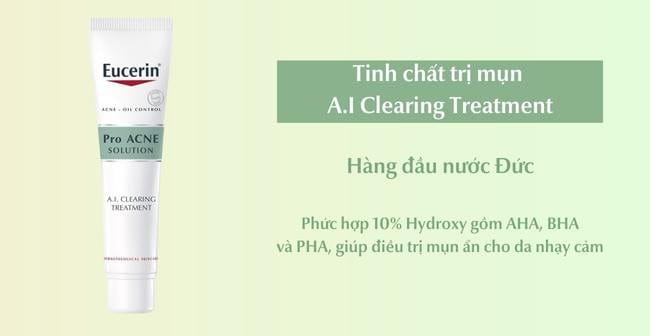 Tinh chất trị mụn A.I Clearing Treatment giúp trị mụn ẩn hiệu quả