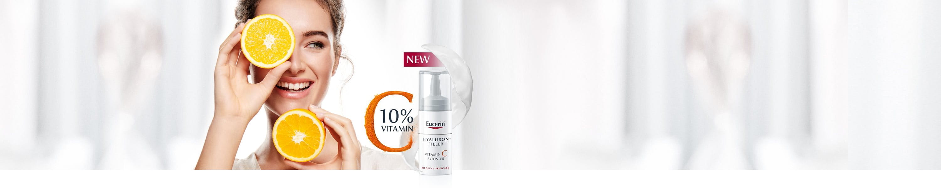 Pele radiante com Vitamin C Booster de Eucerin