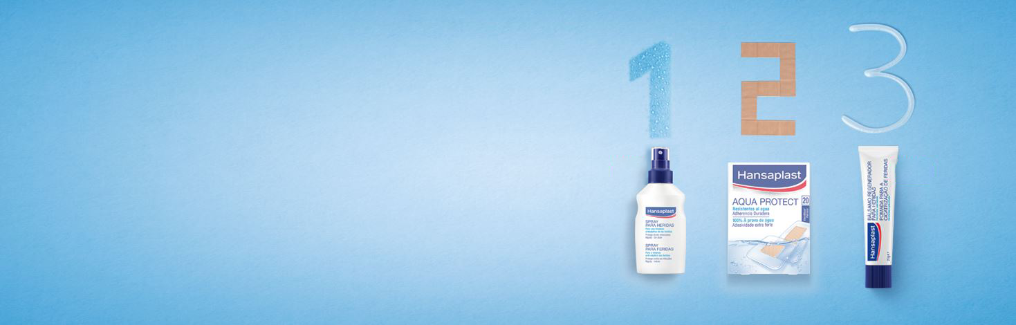 cicatrização das feridas hansaplast