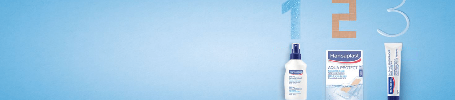 cicatrização das feridas hansaplast