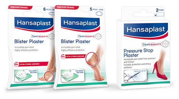 Hansaplast Blister-Plaster Large, Hansaplast Blister-Plaster Small, Hansaplast Pressure Stop Plaster