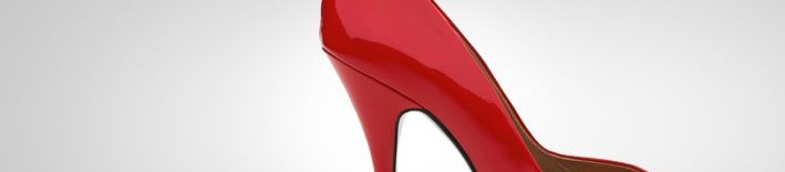 Look good in heels banner - red heel - Elastoplast
