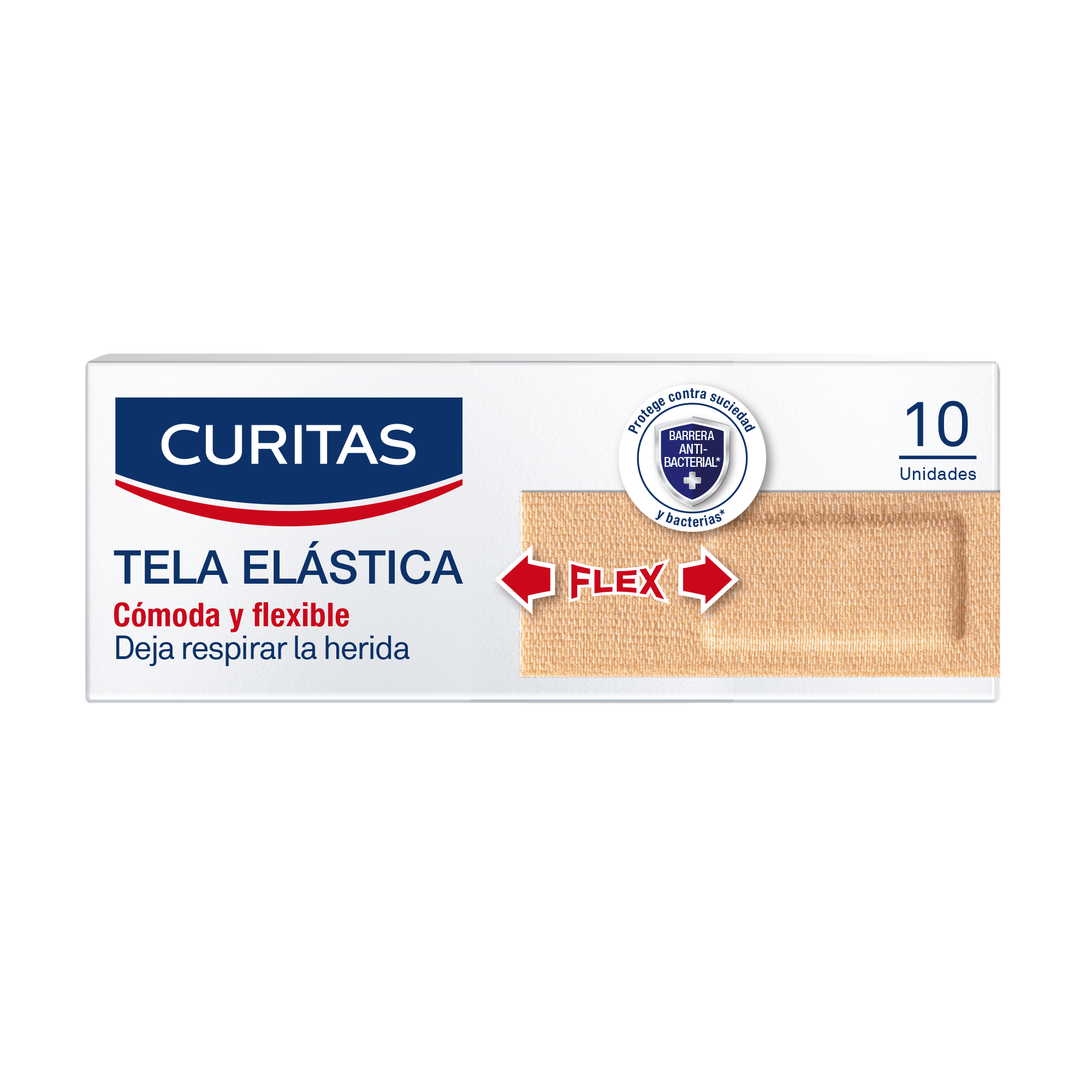 Curitas® Tela Elástica x10