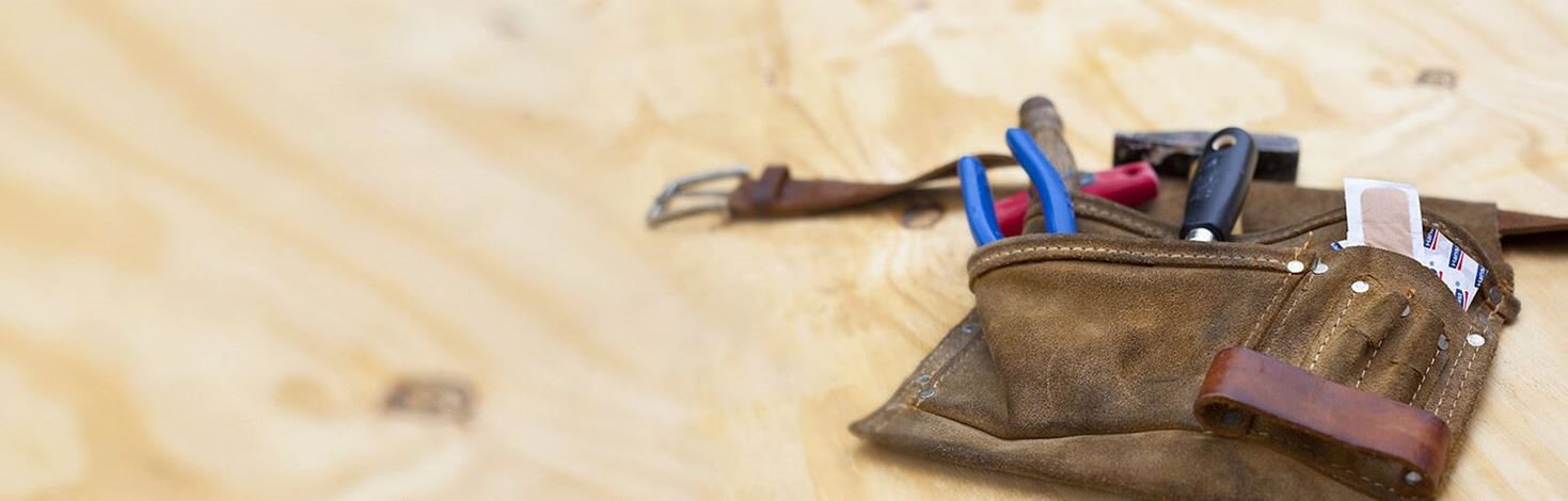 Heimwerker Gürtel mit Werkzeug