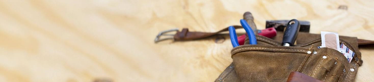 Heimwerker Gürtel mit Werkzeugen