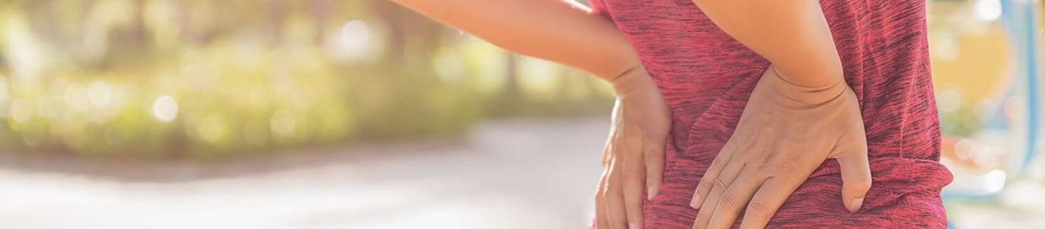 Frau mit Hexenschuss