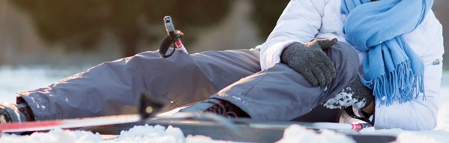 Knieschmerzen beim Skifahren