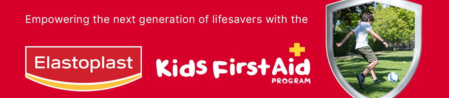 kids first aid program banner