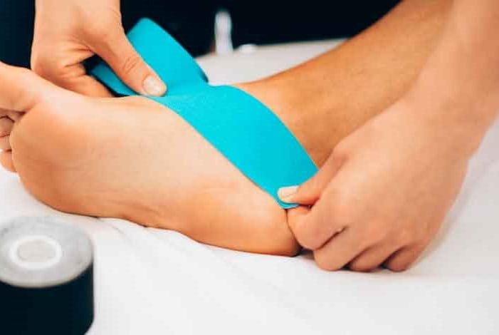 Using kinesio tape to prevent injury