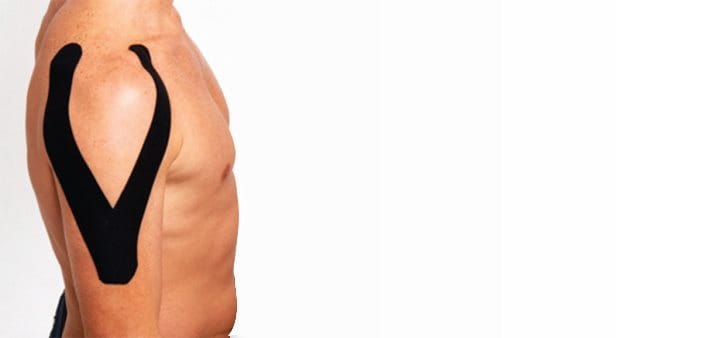Shoulder pain strapping technique