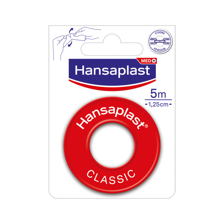 Verpakking met hechttape - Hansaplast