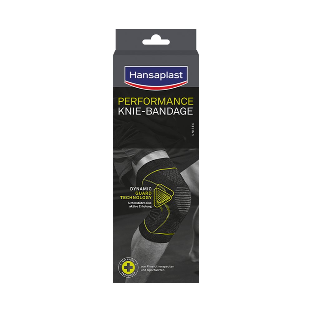 Verhoog jezelf Bourgeon badge Performance Knie-Bandage - Hohe Beweglichkeit, stabilisierender Halt |  Hansaplast