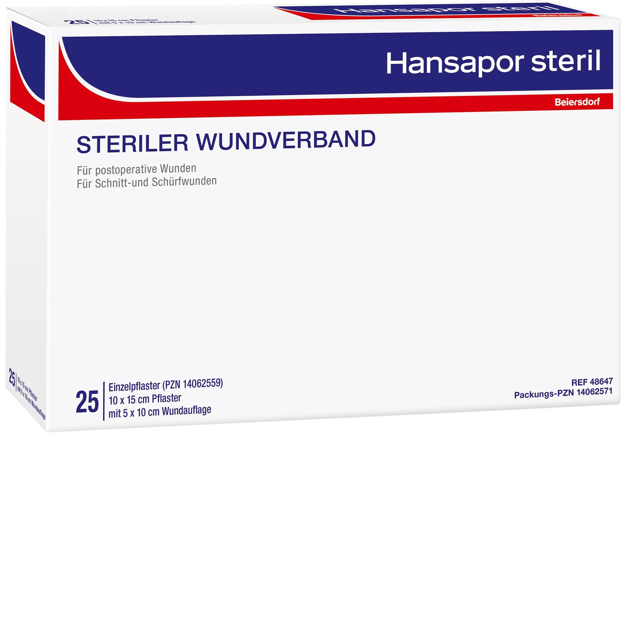 Hansapor steril<br>Sterile Wundverbände<br>10 x 15cm