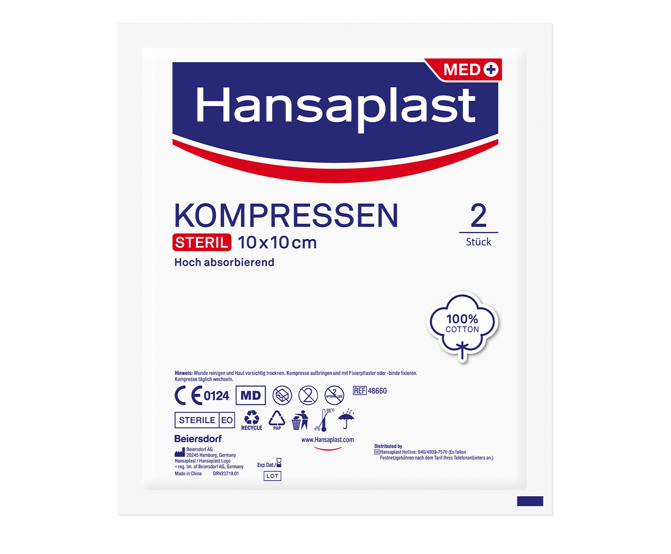 Hansaplast sterile Kompresse