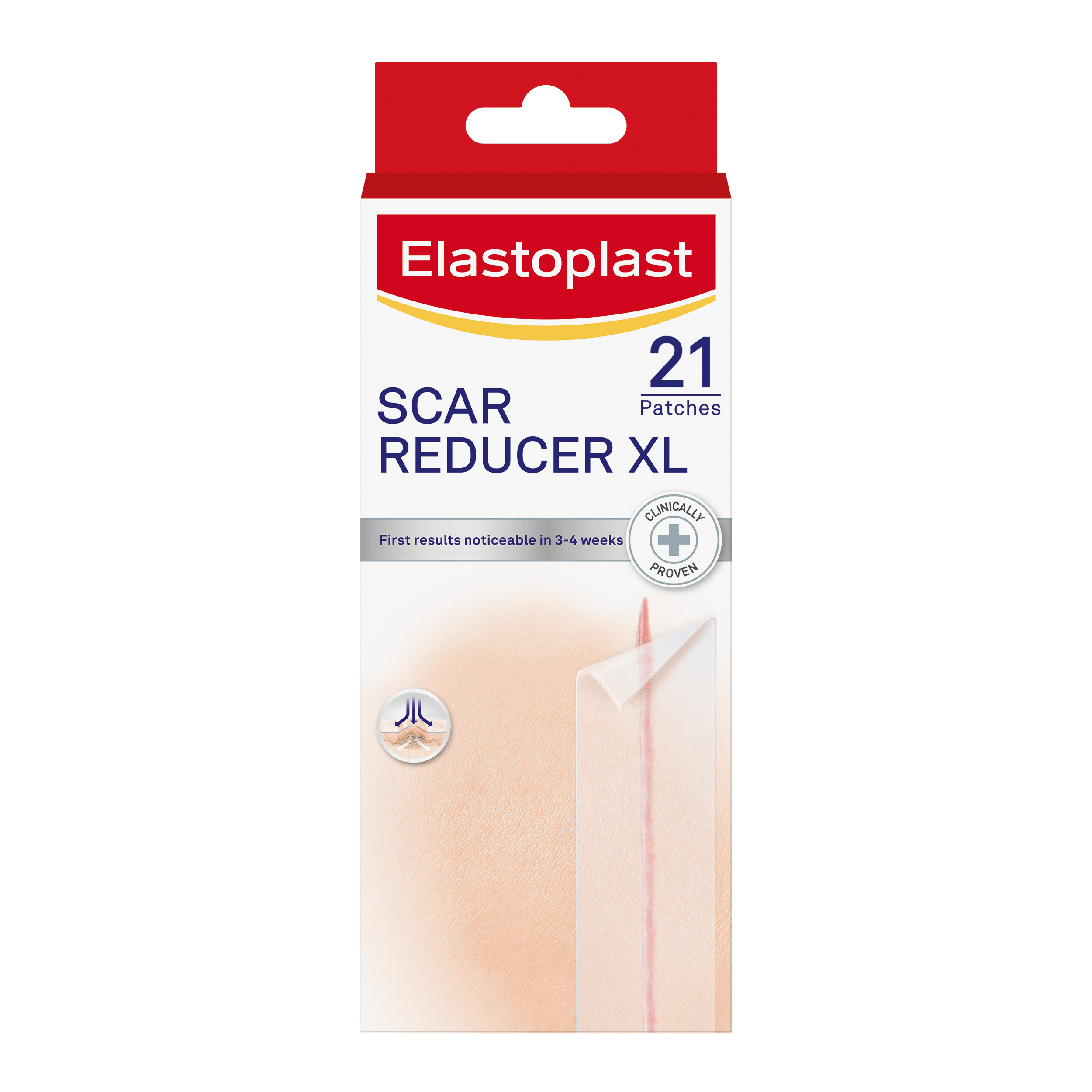 Packshot of Elastoplast Scar Reducer XL Patches
