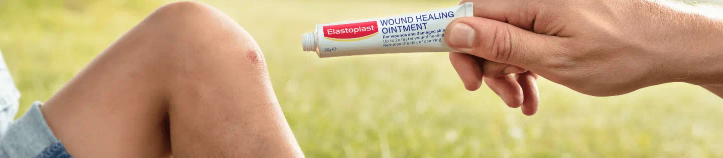 heal cuts fast with Elastoplast Wound Healing Ointment