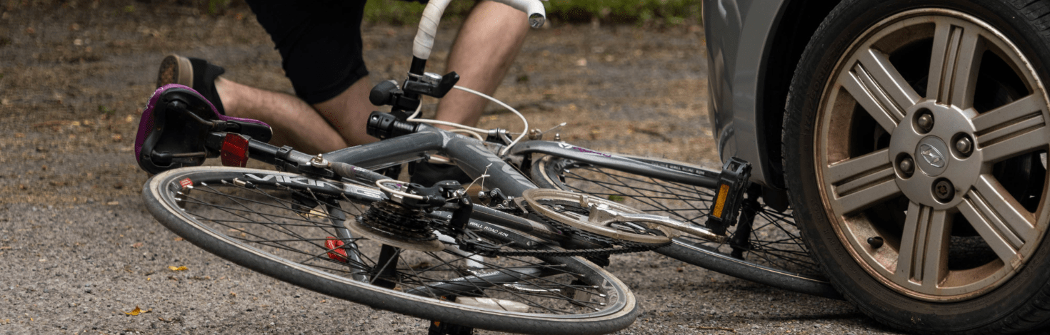 Cyclist accident with car