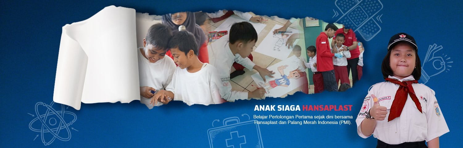 Buku cerita anak Pertolongan Pertama dari Hansaplast.