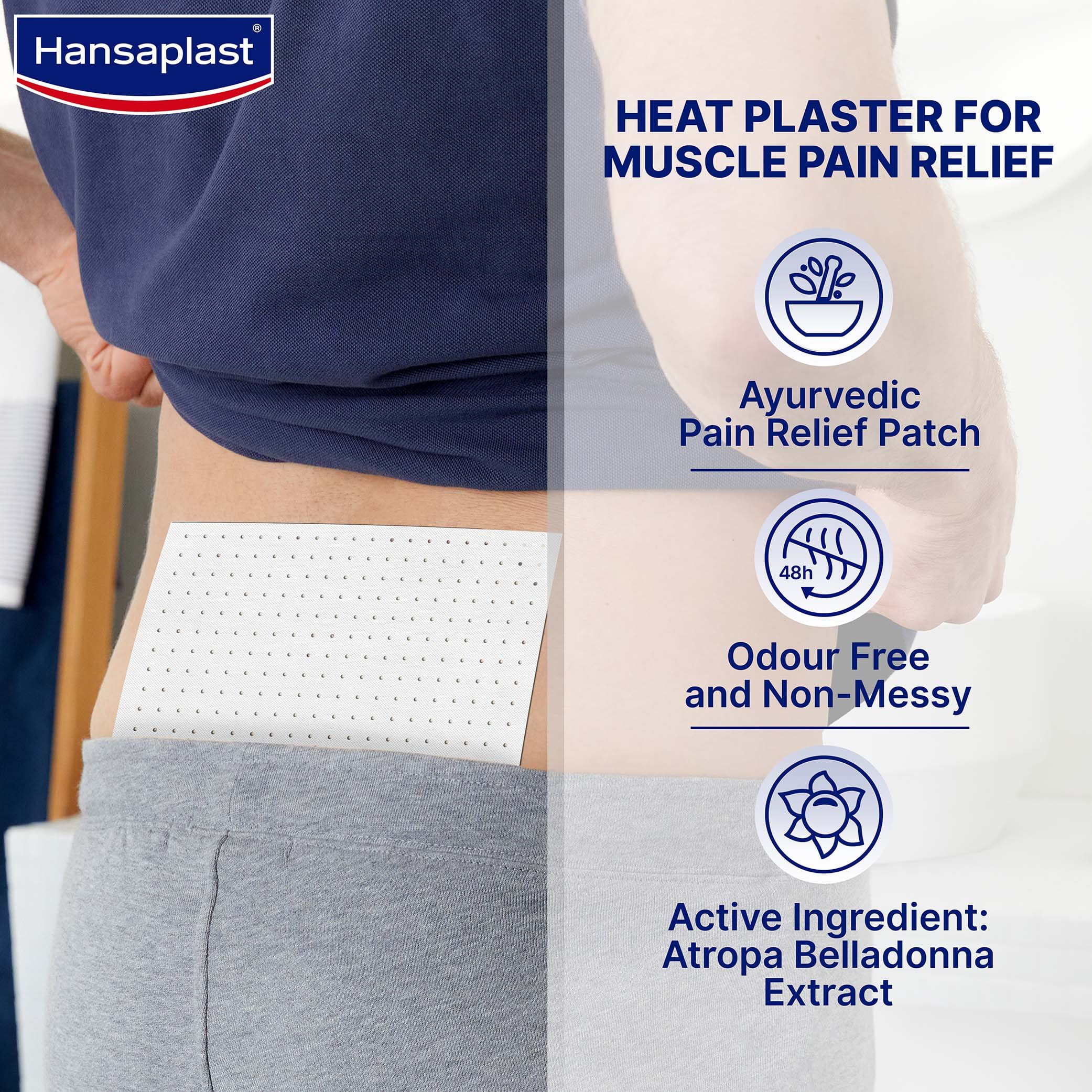Belladonna Heat Plasters for muscle relief