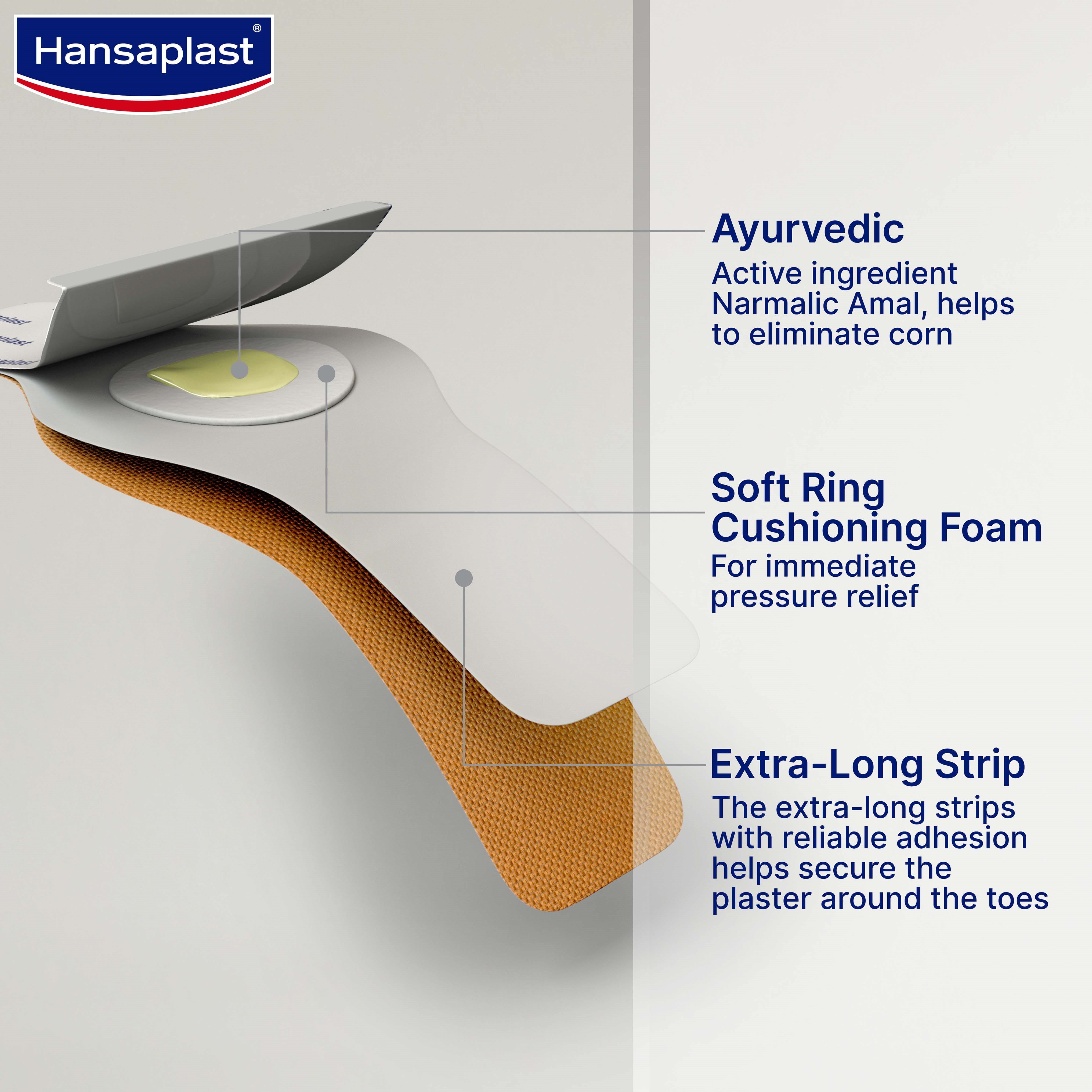 Ayurvedic corn plaster with extra long strip