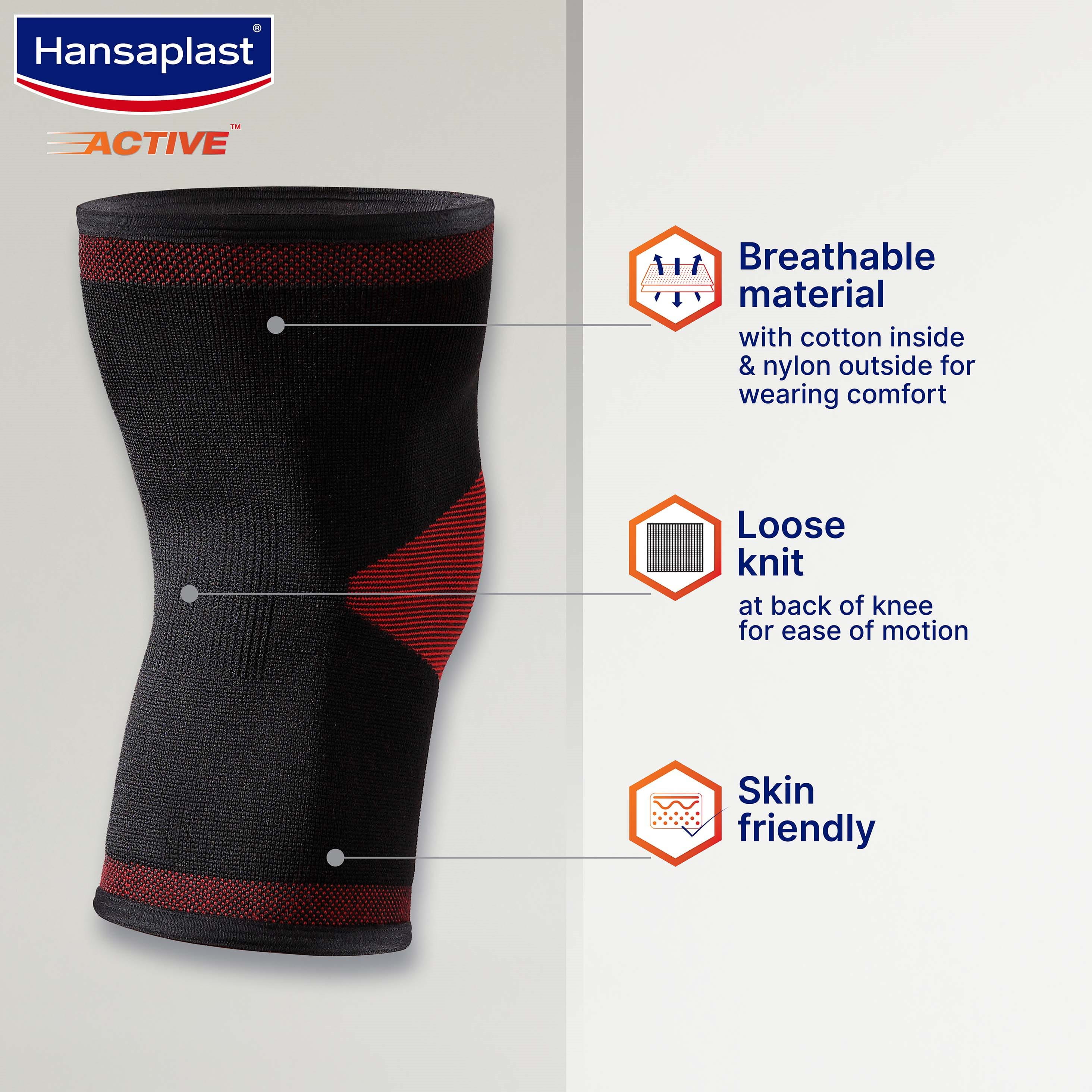 Skin Friendly material for knee cap