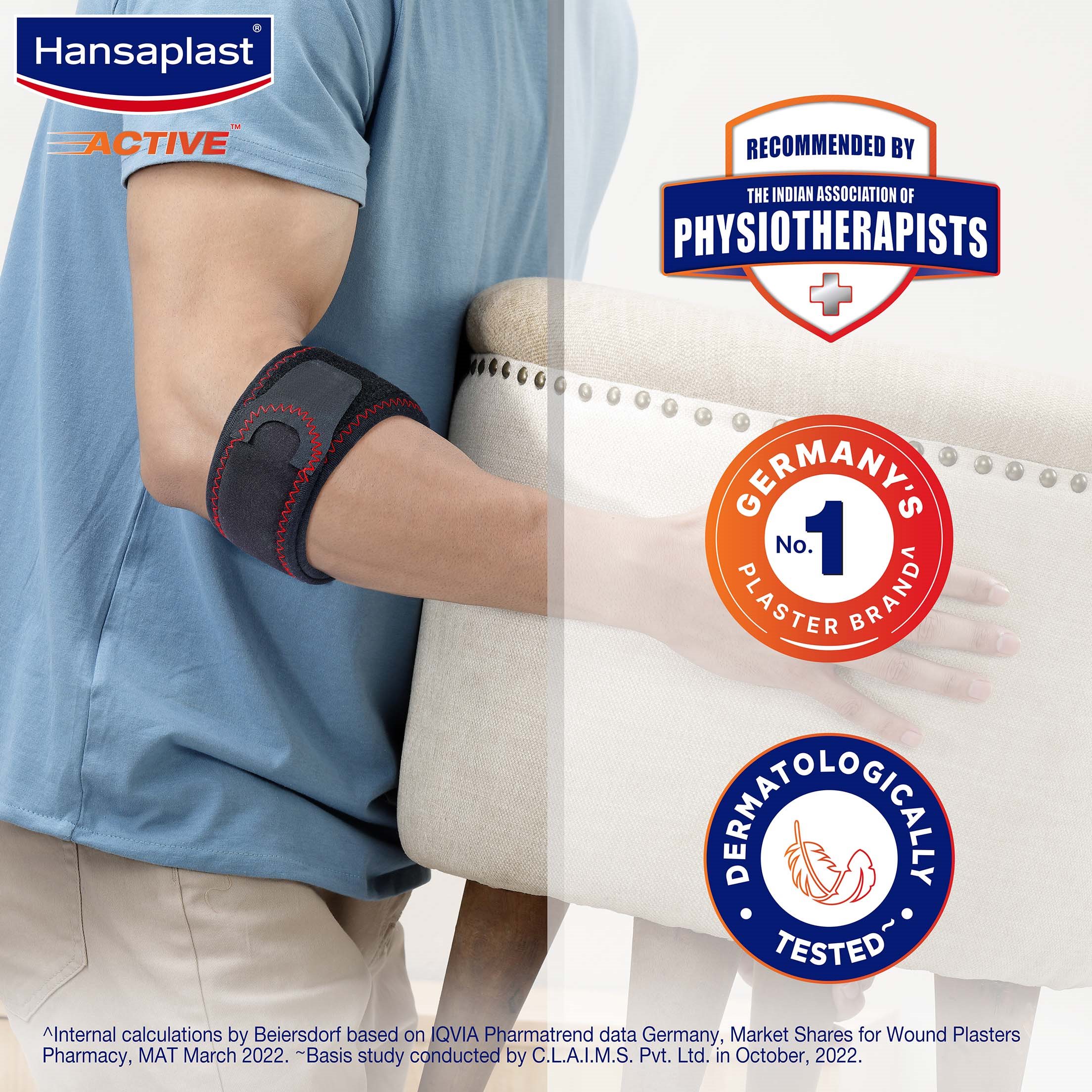 Tennis Elbow Support Brace & Belt Recommended by Physiotherapists