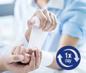 Change the dressing daily