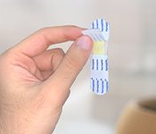 Remove one of the release liners