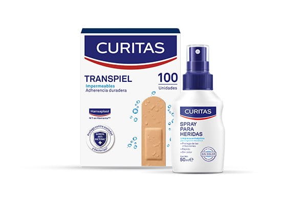 Curitas® spray limpieza antiséptica Curitas® Transpiel