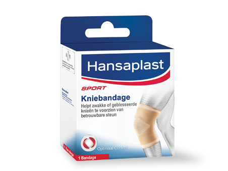 Verpakking van een kniebandage - Hansaplast